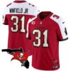 Buccaneers Florida Patch Vapor Limited Jersey – All Stitched – Red Alternate – Antoine Winfield Jr. Jersey
