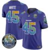Buccaneers Tampa City Super Bowl LIV Patch Vapor Limited Jersey – All Stitched – Purple – Devin White Jersey