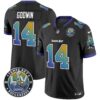 Buccaneers Tampa City Super Bowl LIV Patch Vapor Limited Jersey – All Stitched – Black – Chris Godwin Jersey