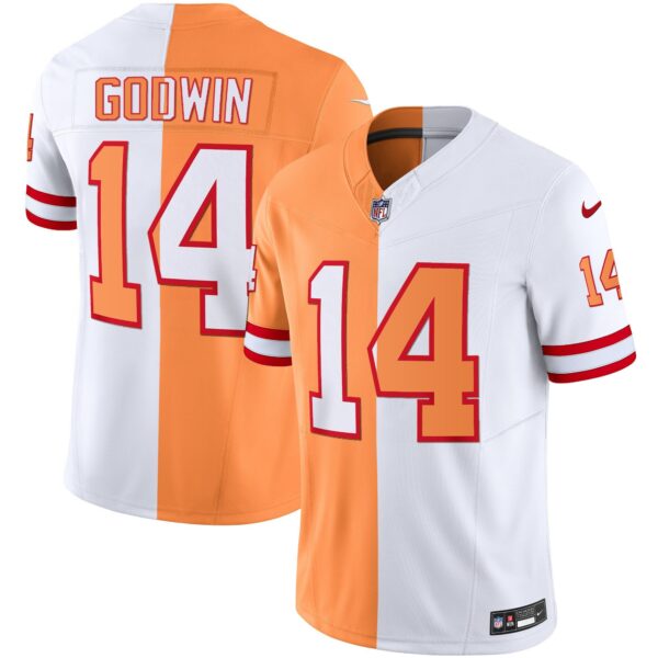 Buccaneers Throwback & Gold Limited Jersey – All Stitched – Split – Chris Godwin Jersey