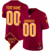 Washington Commanders Washington DC Map Patch Custom Jersey – All Stitched – Burgundy Jersey