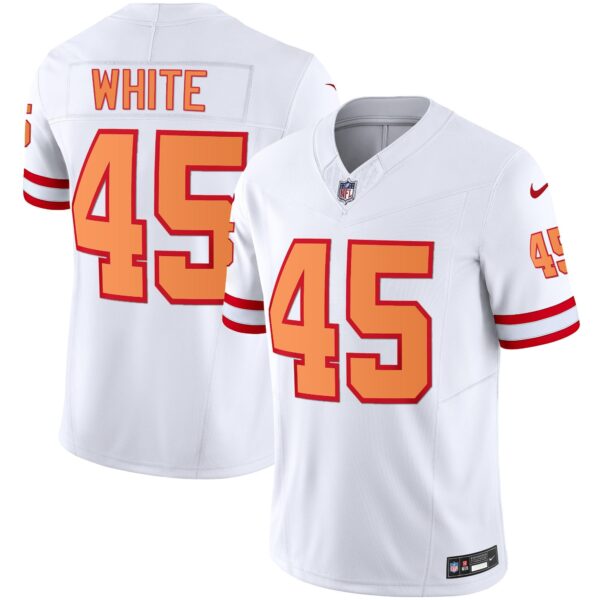 Buccaneers Throwback & Gold Limited Jersey – All Stitched – White – Devin White Jersey