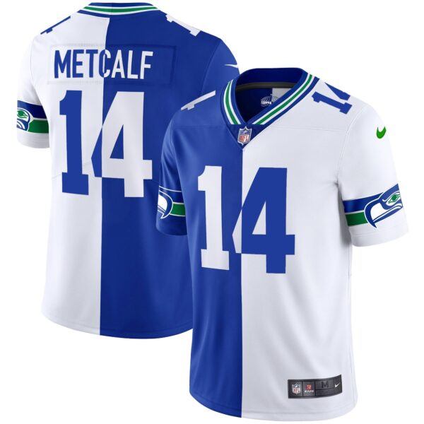 Seahawks Throwback & Gold Jersey – All Stitched – Split – DK Metcalf Jersey