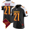 Washington Commanders Washington DC Map Patch Jersey – All Stitched – Black Alternate – Sean Taylor Jersey