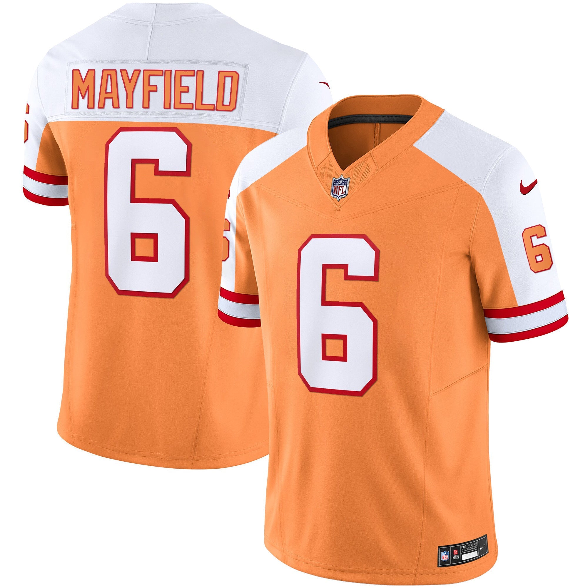 Buccaneers Throwback & Gold Limited Jersey – All Stitched – Alternate – Baker Mayfield Jersey