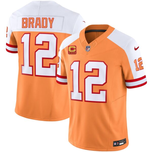 Buccaneers Throwback & Gold Limited Jersey – All Stitched – Alternate – Tom Brady Jersey