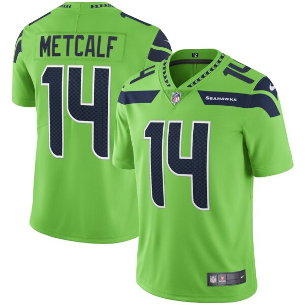 Seahawks Vapor Jersey – All Stitched – Green – DK Metcalf Jersey