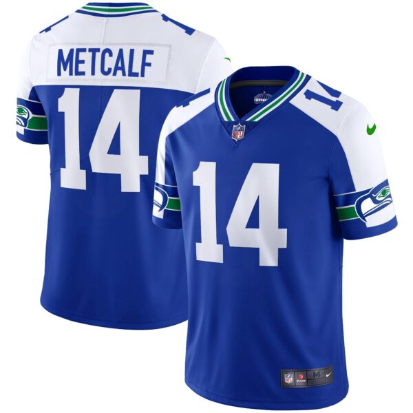 Seahawks Throwback & Gold Jersey – All Stitched – Alternate – DK Metcalf Jersey