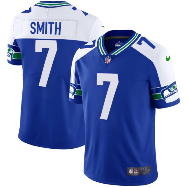 Seahawks Throwback & Gold Jersey – All Stitched – Alternate – Geno Smith Jersey