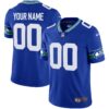 Seahawks Throwback & Gold Custom Jersey – All Stitched – Royal Jersey