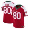 49ers Mexico Vapor Jersey V2 – All Stitched – Red Alternate – Jerry Rice Jersey