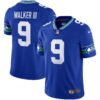 Seahawks Throwback & Gold Jersey – All Stitched – Royal – Walker III Jersey