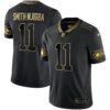 Seahawks Throwback & Gold Jersey – All Stitched – Black Gold – Smith-Njigba Jersey