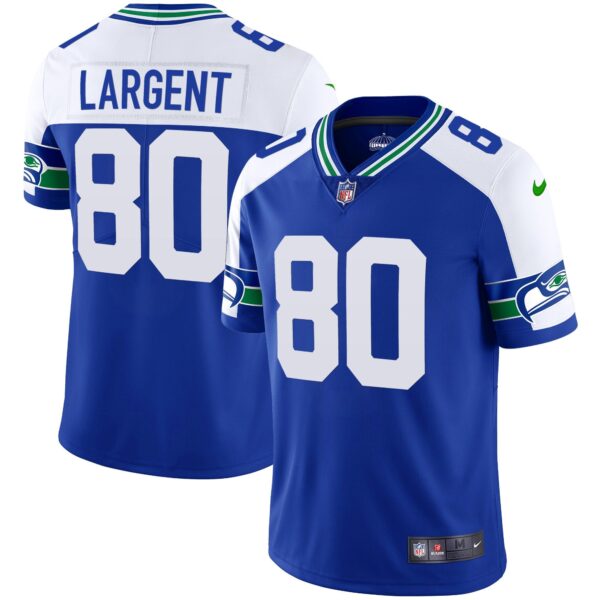 Seahawks Throwback & Gold Jersey – All Stitched – Alternate – Steve Largent Jersey