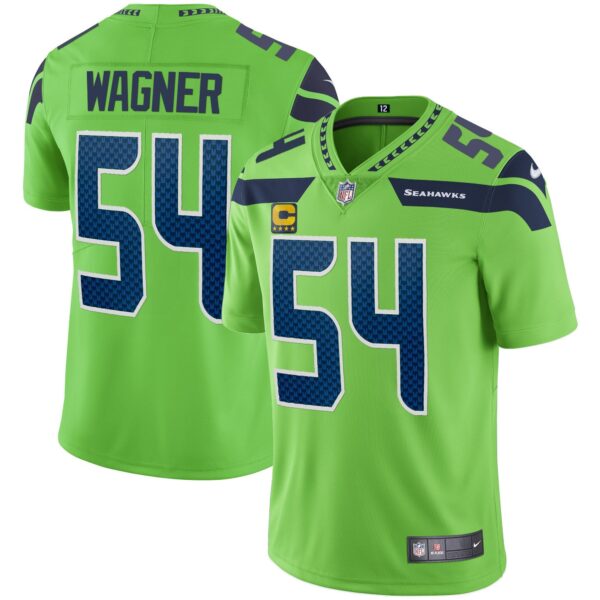 Seahawks Vapor Jersey – All Stitched – Green – Bobby Wagner Jersey