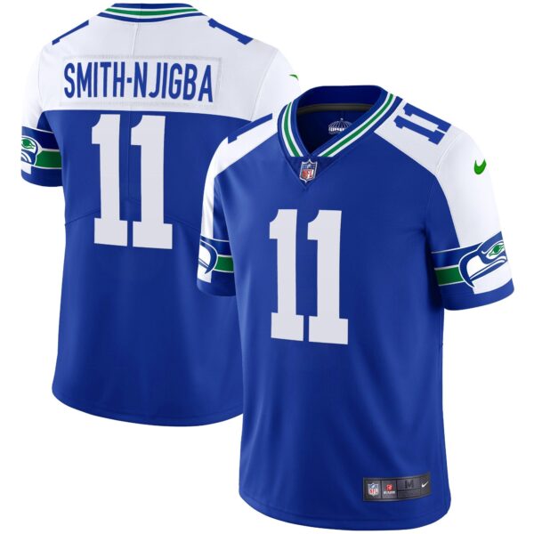 Seahawks Throwback & Gold Jersey – All Stitched – Alternate – Smith-Njigba Jersey