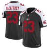 49ers Mexico Vapor Jersey V2 – All Stitched – Black Alternate – Christian McCaffrey Jersey
