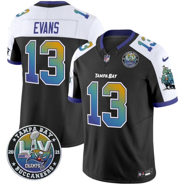 Buccaneers Tampa City Super Bowl LIV Patch Vapor Limited Jersey – All Stitched – Alternate – Mike Evans Jersey