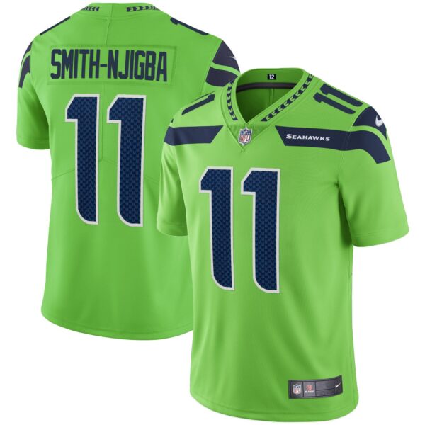Seahawks Vapor Jersey – All Stitched – Green – Smith-Njigba Jersey