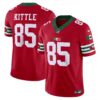 49ers Mexico Vapor Jersey V2 – All Stitched – Red – George Kittle Jersey