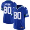 Seahawks Throwback & Gold Jersey – All Stitched – Royal – Steve Largent Jersey