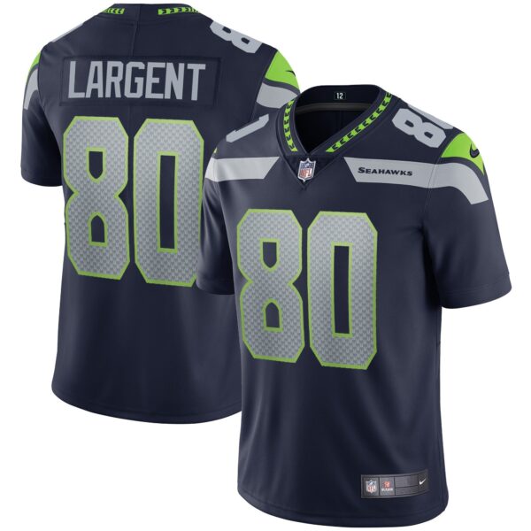 Seahawks Vapor Jersey – All Stitched – Royal – Steve Largent Jersey