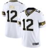 Seahawks Throwback & Gold Jersey – All Stitched – White Gold – 12th Fan Jersey