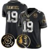 49ers Faithful & John Madden Patch Vapor Jersey – All Stitched – Black Limited – Deebo Samuel Jersey