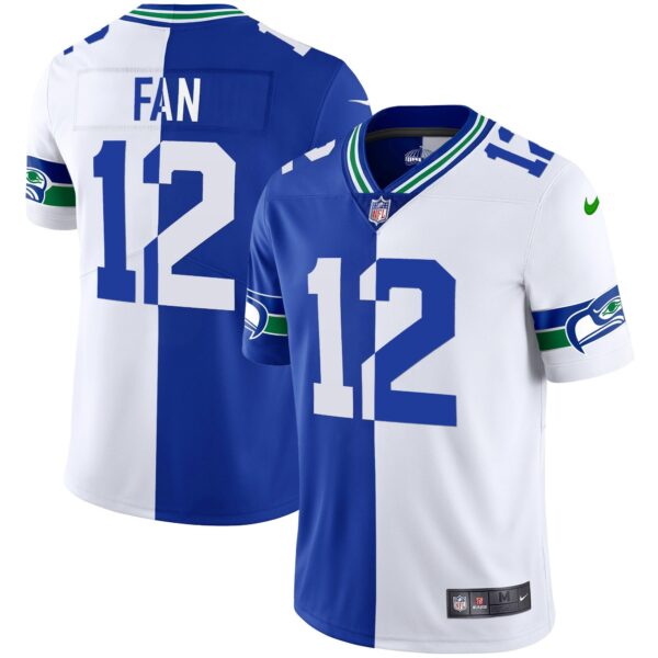 Seahawks Throwback & Gold Jersey – All Stitched – Split – 12th Fan Jersey