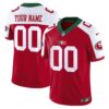49ers Mexico Vapor Custom Jersey V2 – All Stitched – Red Alternate Jersey