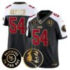 49ers Faithful & John Madden Patch Vapor Jersey – All Stitched – Black Alternate – Fred Warner Jersey