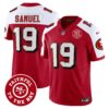 49ers Throwback Faithful To The Bay Patch Vapor Limited Jersey – All Stitched – Alternate – Deebo Samuel Jersey