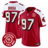 49ers Throwback Faithful To The Bay Patch Vapor Limited Jersey – All Stitched – Alternate – Nick Bosa Jersey