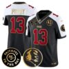 49ers Faithful & John Madden Patch Vapor Jersey – All Stitched – Black Alternate – Brock Purdy Jersey