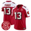 49ers Throwback Faithful To The Bay Patch Vapor Limited Jersey – All Stitched – Alternate – Brock Purdy Jersey