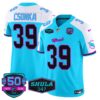 Dolphins Miami Vice Vapor Limited Jersey V4 – All Stitched – Aqua Alternate – Larry Csonka Jersey