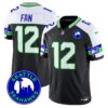 Seahawks 2024 Seattle City Patch Vapor Limited Jersey – All Stitched – Black Alternate – 12Th Fan Jersey