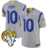 Rams Vapor Limited Jersey V2 – All Stitched – Gray – Cooper Kupp Jersey