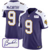 Vikings Vapor Limited Player 2024 Jersey TLA – All Stitched – Purple Alternate – J.J. McCarthy Jersey