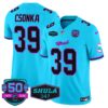 Dolphins Miami Vice Vapor Limited Jersey V4 – All Stitched – Aqua – Larry Csonka Jersey