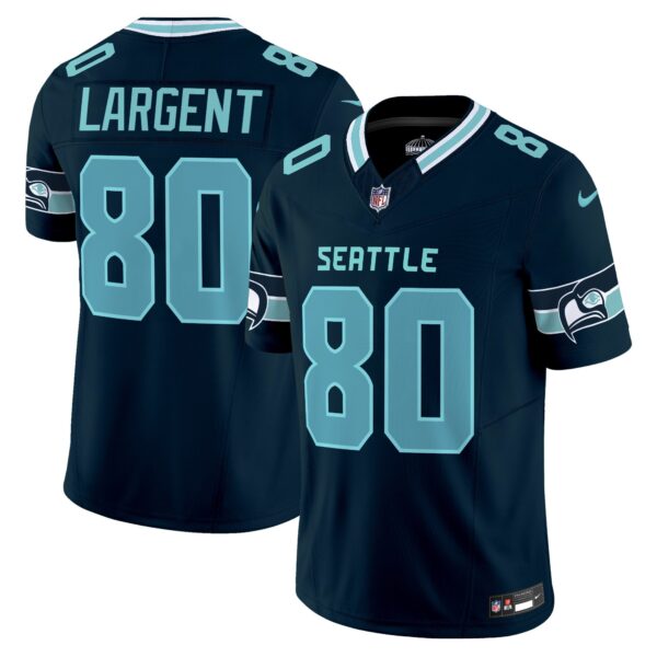 Seahawks Seattle City Vapor Limited Jersey – All Stitched – Navy – Steve Largent Jersey