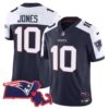 Patriots Massachusetts Patch Vapor Jersey – All Stitched – Alternate – Mac Jones Jersey