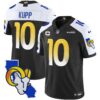 Rams California Patch Vapor Limited Jersey – All Stitched – Black Alternate – Cooper Kupp Jersey