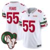 Rams Mexico Vapor Limited Jersey – All Stitched – White – Tom Fears Jersey