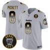 Steelers Arch Smoke 412 Patch Vapor Limited Jersey – All Stitched – Gray – Kenny Pickett Jersey