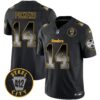 Steelers Arch Smoke 412 Patch Vapor Limited Jersey – All Stitched – Black – George Pickens Jersey