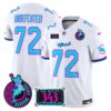 Dolphins Dan the Man Record Breaker Patch Vapor Limited Jersey – All Stitched – White – Undefeated Jersey