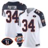Bears Throwback Illinois Patch Vapor Jersey – All Stitched – Inverted – Walter Payton Jersey