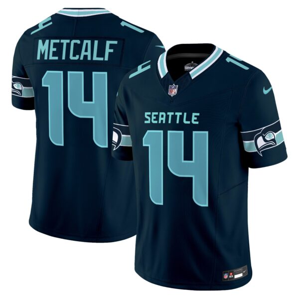 Seahawks Seattle City Vapor Limited Jersey – All Stitched – Navy – Dk Metcalf Jersey