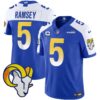 Rams Vapor Limited Jersey V2 – All Stitched – Royal Alternate – Jalen Ramsey Jersey
